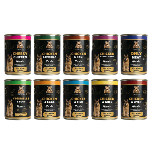 Variety Pack of 10 Dog Meal