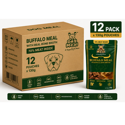 Dog Meal Buffalo Meal Premium 70% Meat