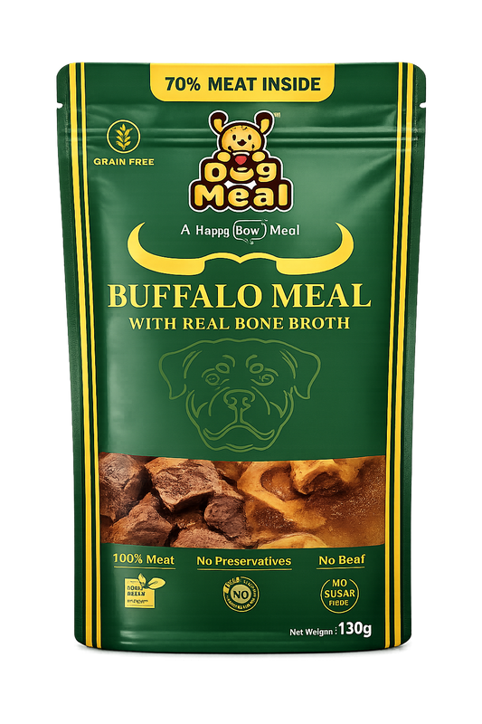 Dog Meal Buffalo Meal Premium |70% Meat | Grain Free |
