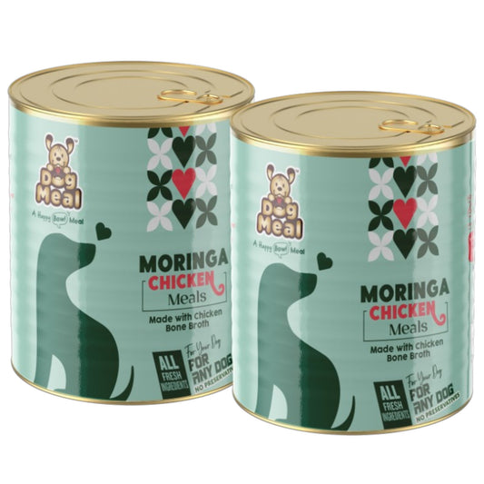 Dog Meal Moringa Chicken Meals 400gm each (Pack of 2 Cans)