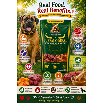 Dog Meal Buffalo Meal Premium 70% Meat