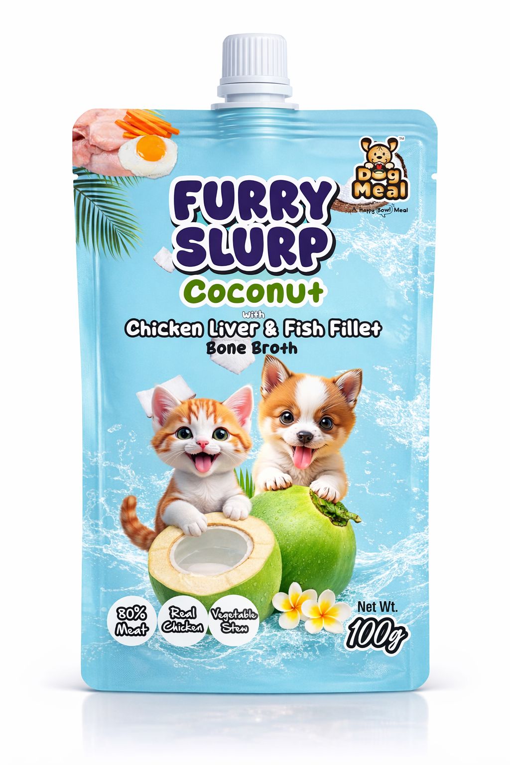 Furry Slurp Assorted Pack 6 | Hydration - Nutrition | Real Boost with Natural Flovours
