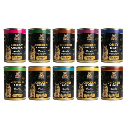 Variety Pack of 30 Dog Meal