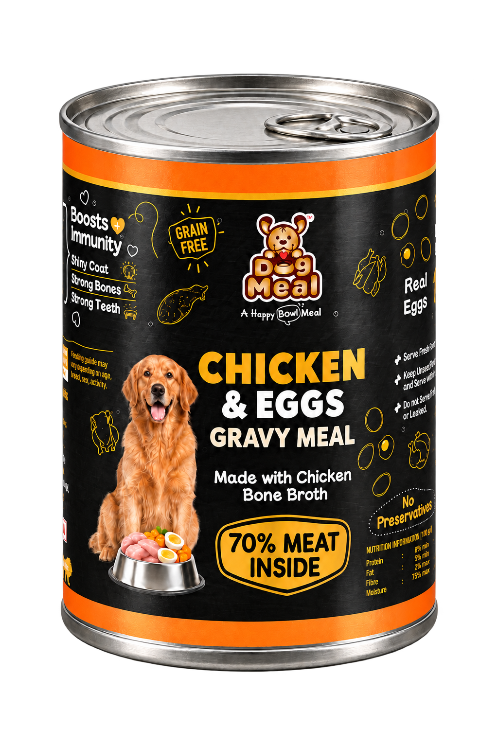Chicken & Egg Gravy Meal