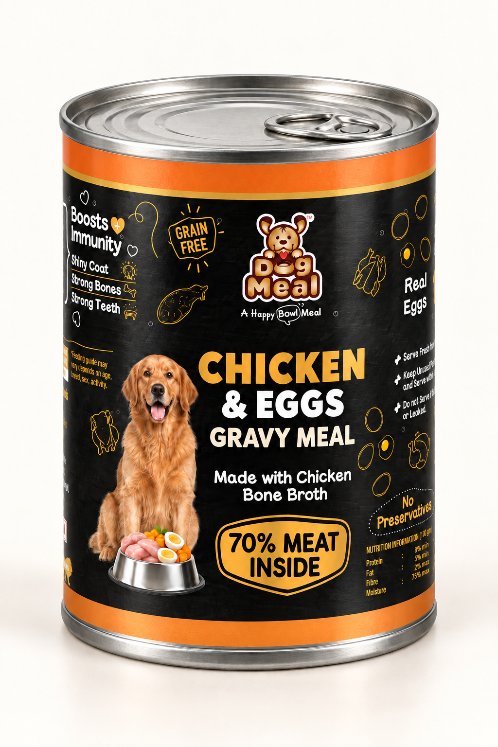 Chicken & Egg Gravy Meal