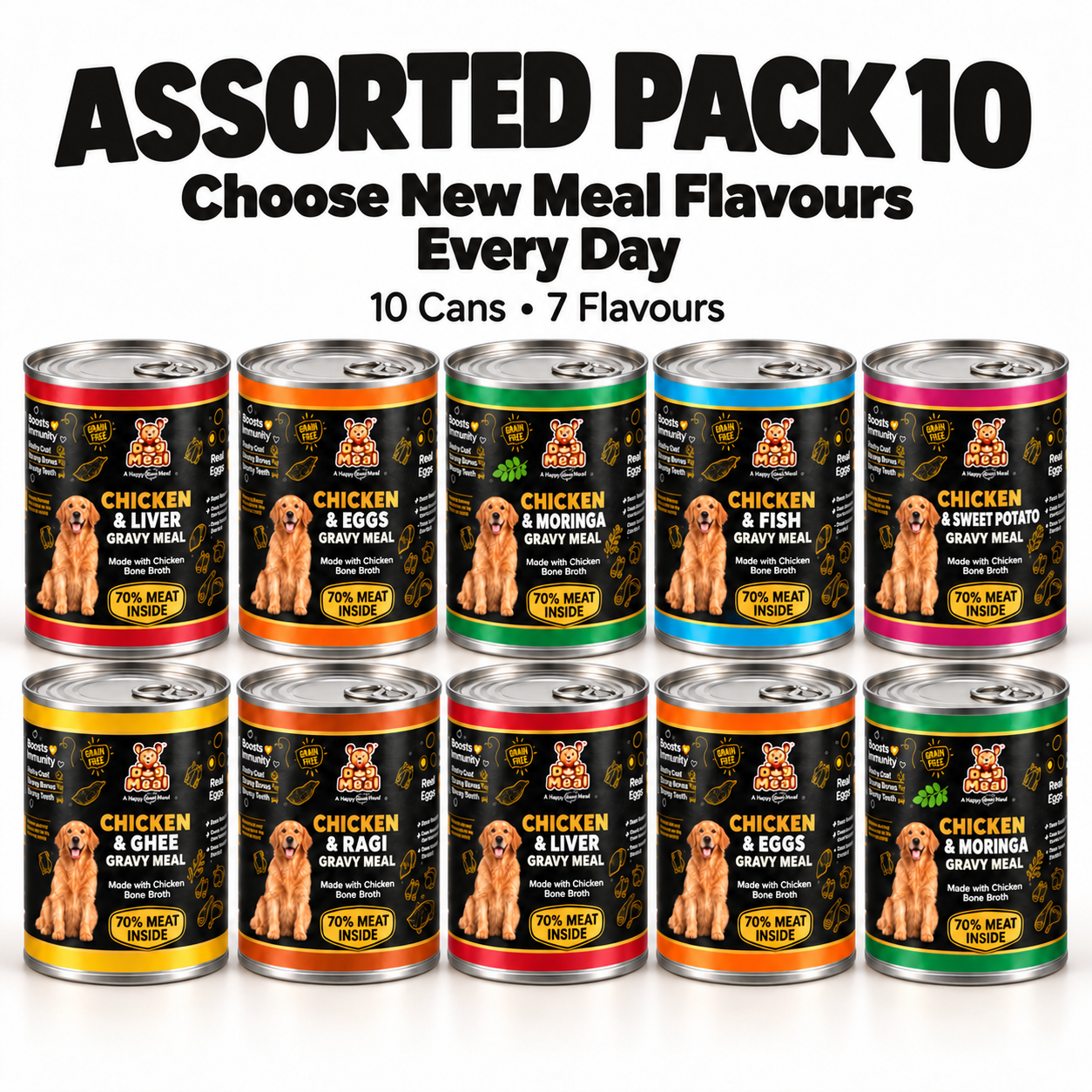 Assorted Pack of 10