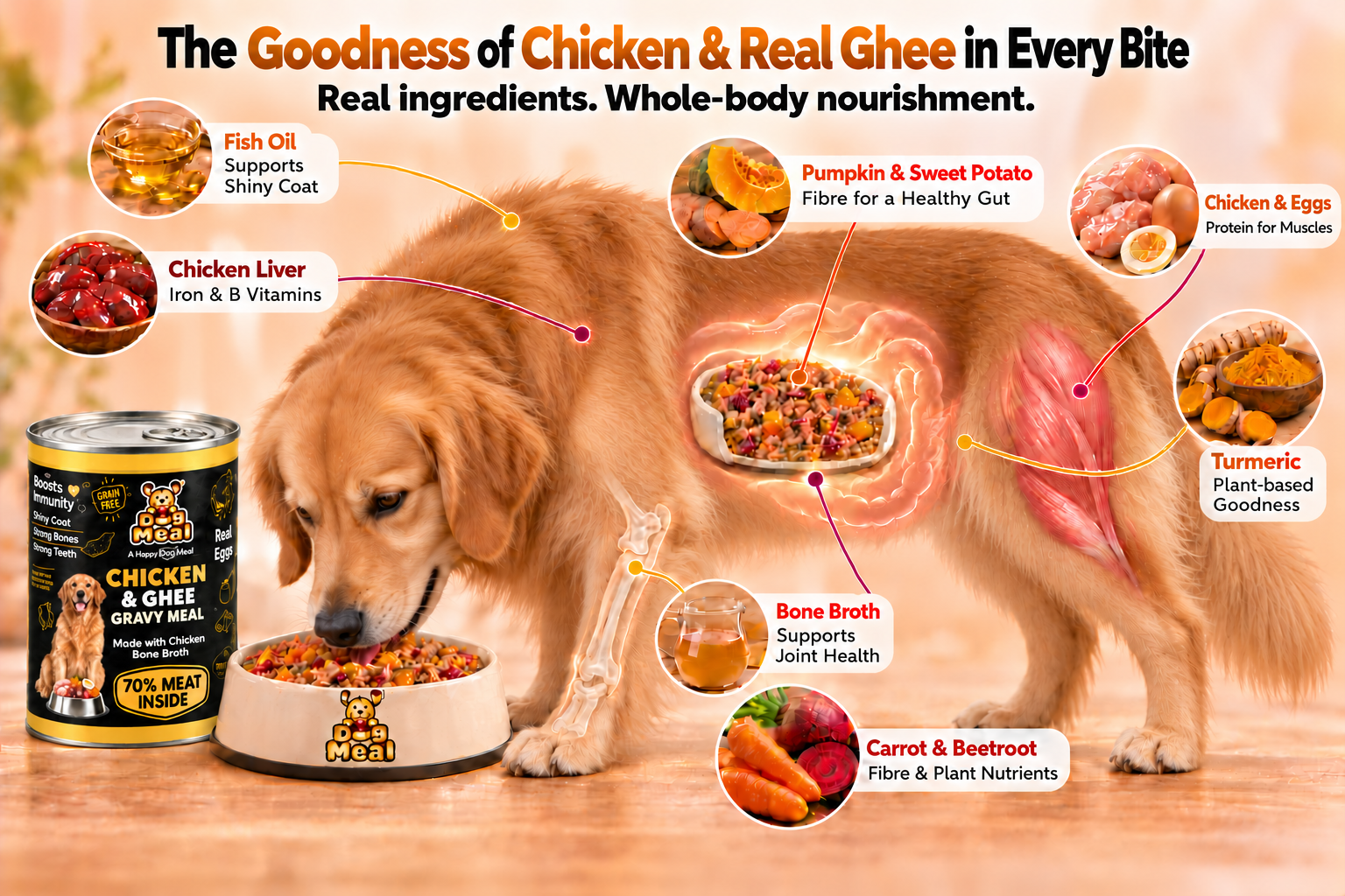 Chicken & Ragi Gravy Meal — A+ Content Image 1